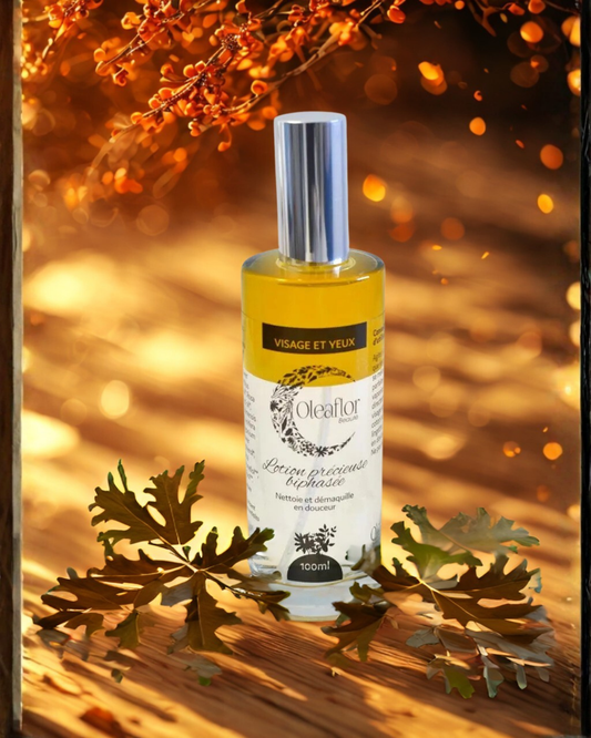 Lotion précieuse biphasée - Soin nettoyant visage