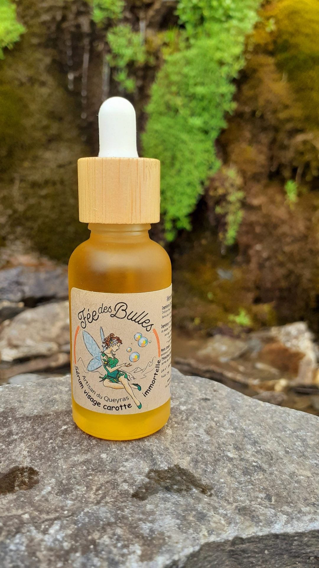 Sérum visage Carotte Immortel bio naturel artisan local.